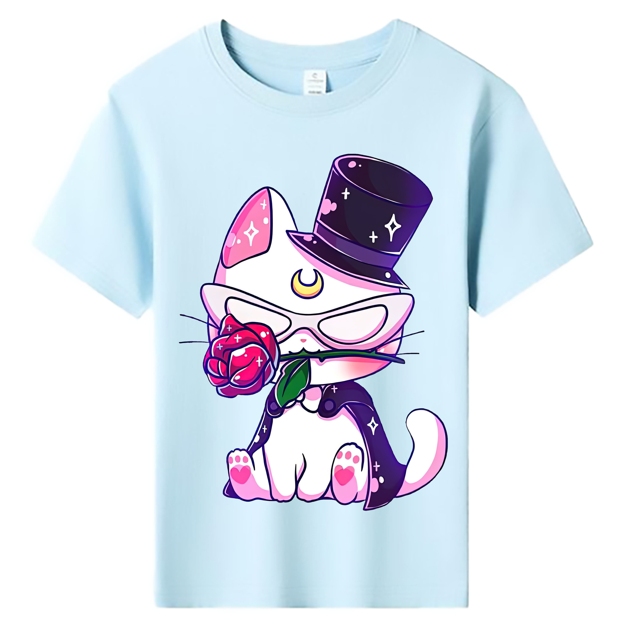 （画像用） 美少女戦士セーラームーン Sailor Moon 綿100％キッズTシャツ（フロントプリント）